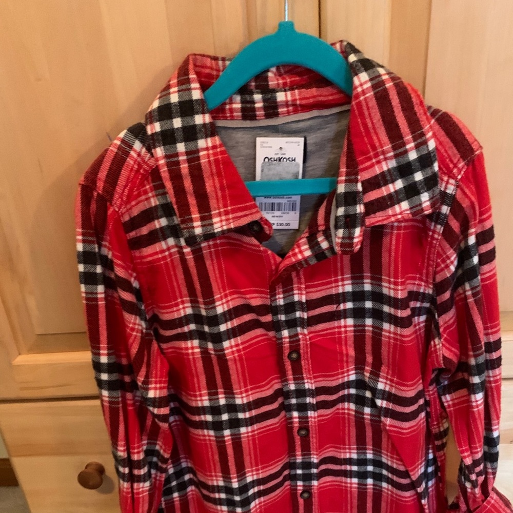 Osk kosh boys flannel